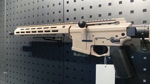 Troy 300blk Straight pull AR-15 FDE 16", 5/8x24 thread