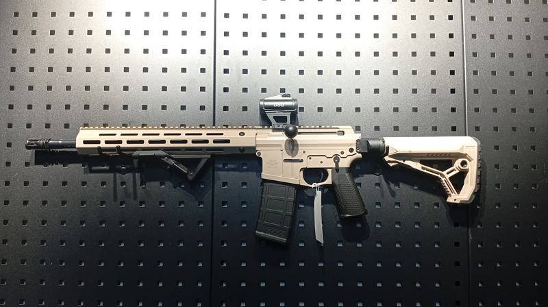 Troy 300blk Straight pull AR-15 FDE 16", 5/8x24 thread *FULL PACKAGE*