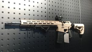 Troy 300blk Straight pull AR-15 FDE 16", 5/8x24 thread *FULL PACKAGE*