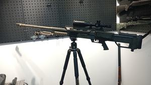 Testing of our HS 50-M1 Anti-material rifle on free floating position.