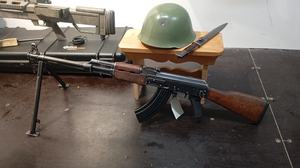 Yugoslavian M72-B, RPK squad automatic rifle. 7.62x39 *With Trench-art!*