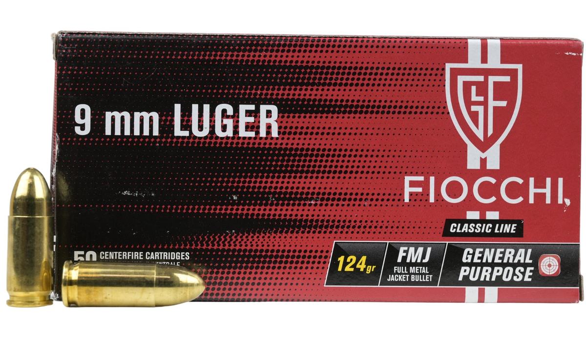 Fiocchi 9mm 124gr FMJ (x50)