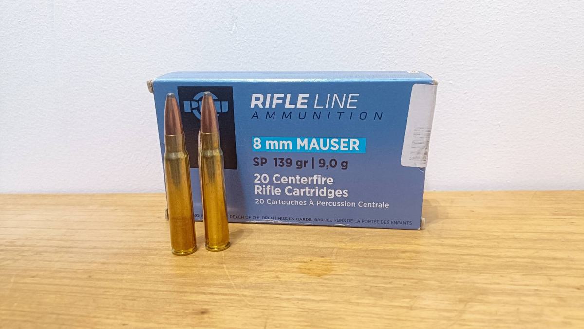 PPU 8mm Mauser Soft-Point. 139gr (x20)
