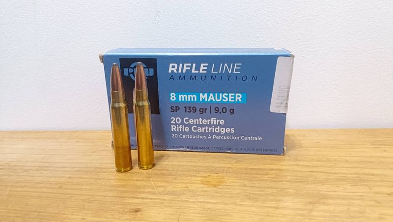 PPU 8mm Mauser Soft-Point. 139gr (x20)