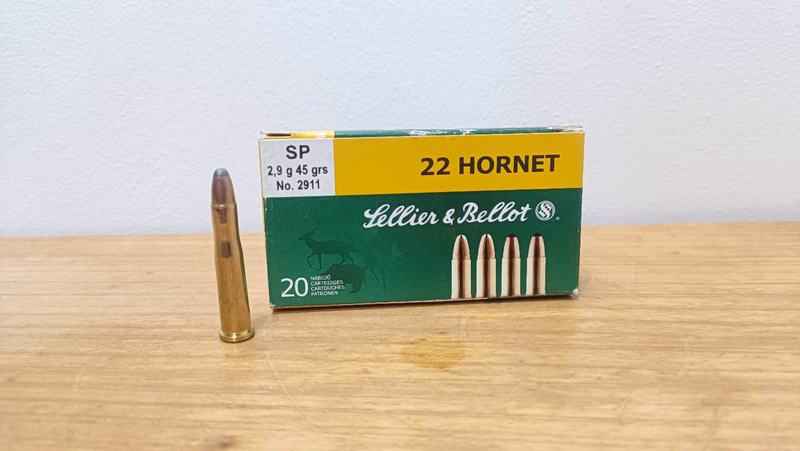 22 Hornet SP, 45gr S&B (x20)