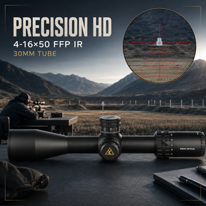 Keck precision HD 4-16×50 FFPIR MIL 30mm *Lifetime warranty*