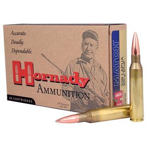Hornady 338 Lapua Mag 250gr BTHP Match – 20 Rounds