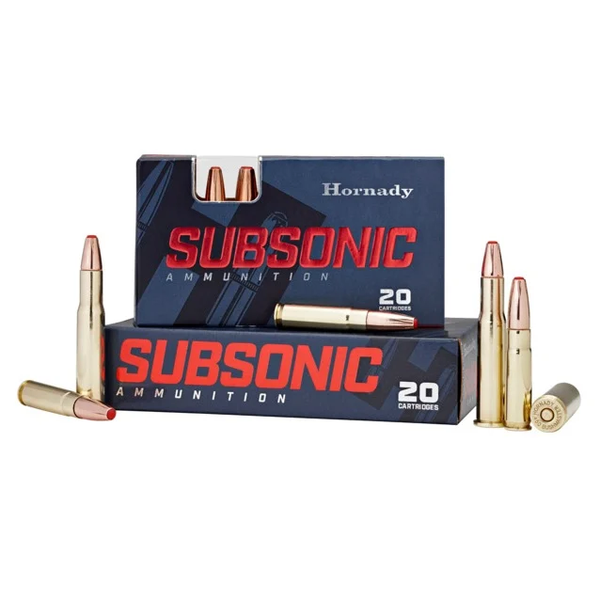 Hornady 300 Blackout 190 gr Sub-X Subsonic – 20 Rounds