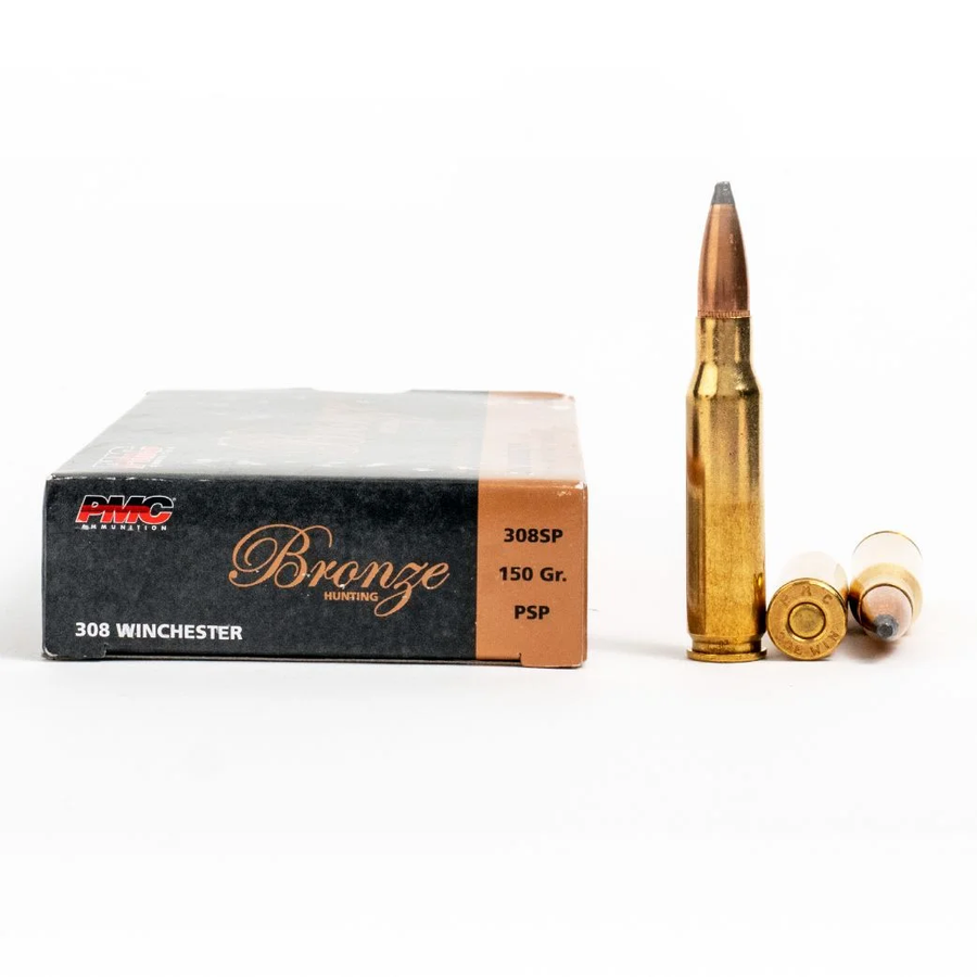 308 Winchester soft point, PMC Bronze (x20)