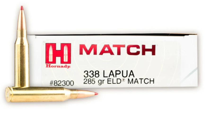 Hornady 338 Lapua 285gr ELD Match – 20 Rounds