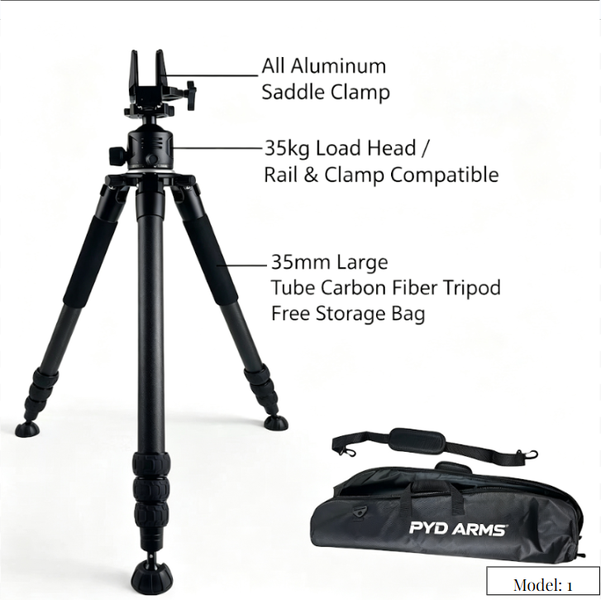 PYD Arms Arca mount & Clamp Tripod