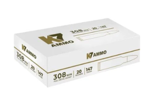 K7 308 Winchester 147gr FMJ (x20/pack)