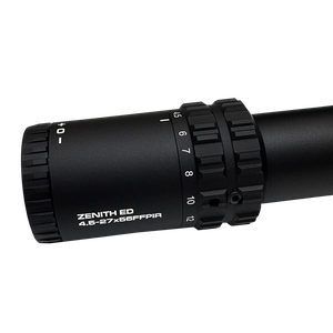 Keck Optics Rifle scope ZENITH ED 4.5-27×56 FFPIR Tube34mm *Lifetime warranty*