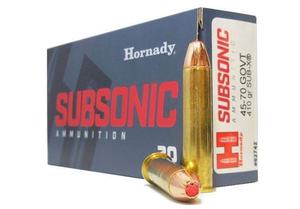 Hornady 45-70 Government 410 gr Sub-X Subsonic – 20 Rounds