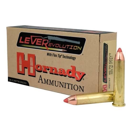 Hornady 45-70 GOVT 325gr FTX LEVERevolution – 20 Rounds