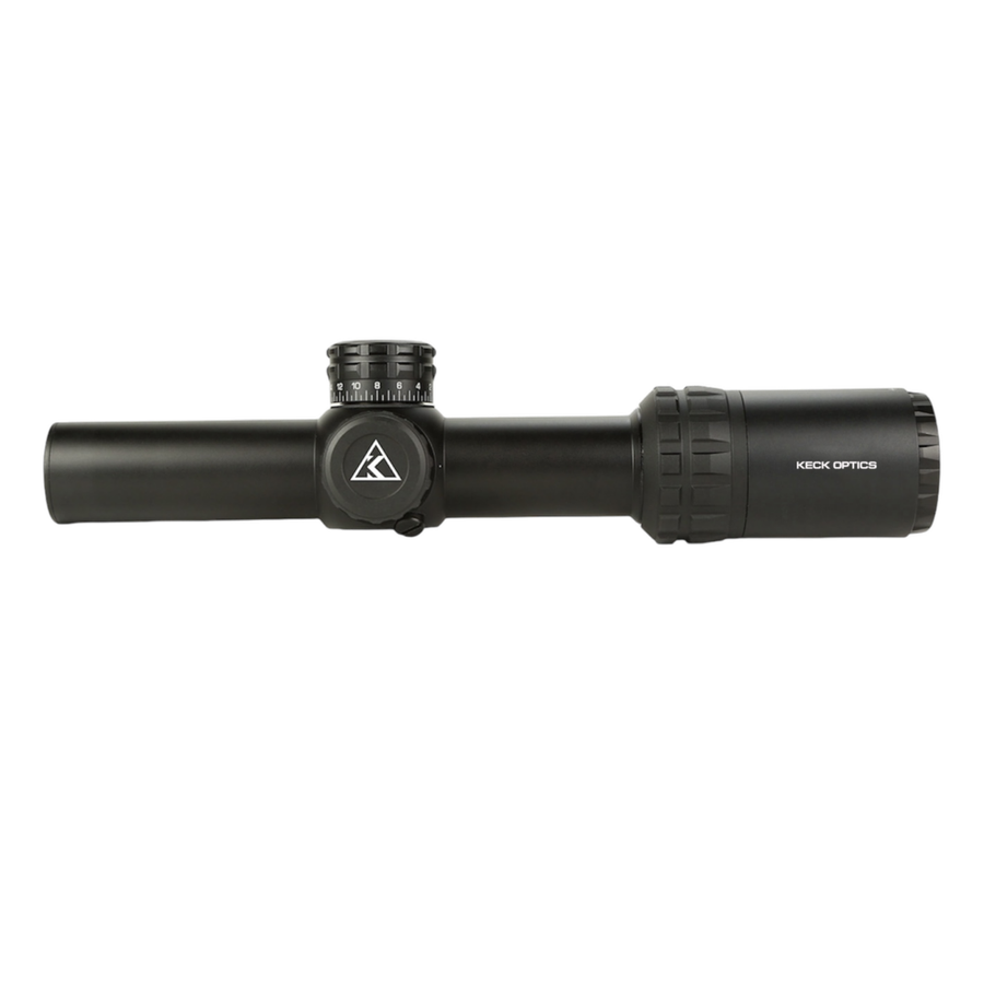 Keck Rifle Scope LPVO PRECISION 1-8X24 FFPIR Tube30mm  *Lifetime warranty*